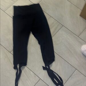 Lululemon Black align Leggings with Tie Details
